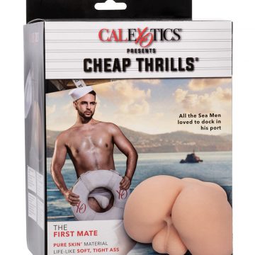 Masturbateur fessier Cheap Thrills CalExotics 4 Masturbateur fessier CalExotics sur fond neutre, mettant en valeur sa texture Pure Skin