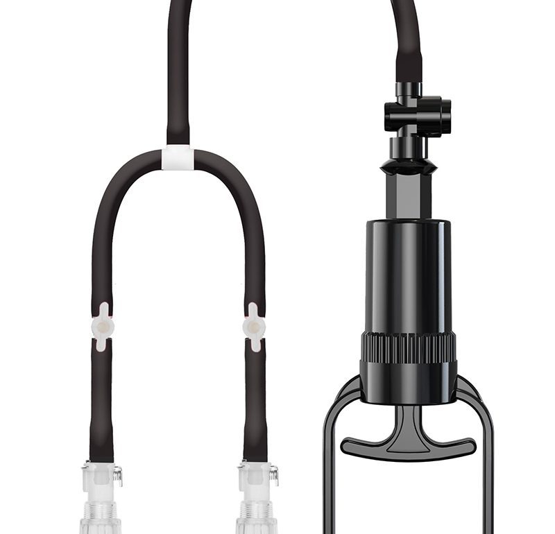 Pompe à tétons manuelle She.E.O 1 Pompe à tétons manuelle She.E.O. – Vue complète, design transparent et ergonomique