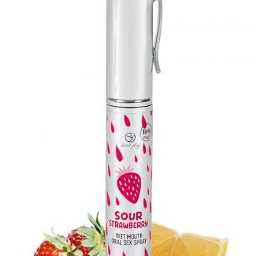 1️⃣ Spray sexe oral fraise acide Secret Play – activateur de salive et plaisir oral