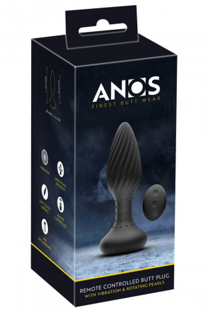 Plug anal vibrant et rotatif télécommandé Anos 5 Plug anal vibrant et rotatif télécommandé Anos – Image 5