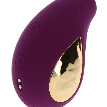 Double stimulateur Divine Love Stimulator Xocoon 2 Stimulateur clitoris 2-en-1 vibrations et mouvement langue Xocoon