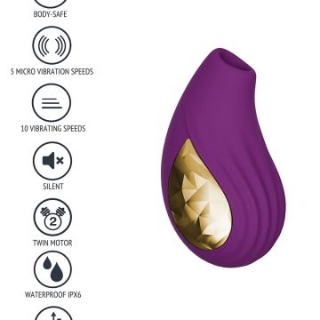 Double stimulateur Divine Love Stimulator Xocoon 3 Sextoy clitoridien waterproof rechargeable Xocoon Divine Love Stimulator