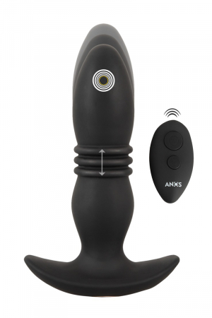 Plug va et vient RC Thrusting Massager ANOS en silicone doux