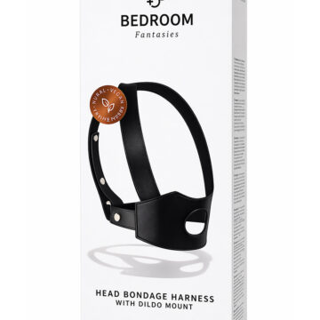 Harnais Facial Strap-On Noir – Bedroom Fantasies 3 Harnais facial pour gode ventouse Bedroom Fantasies