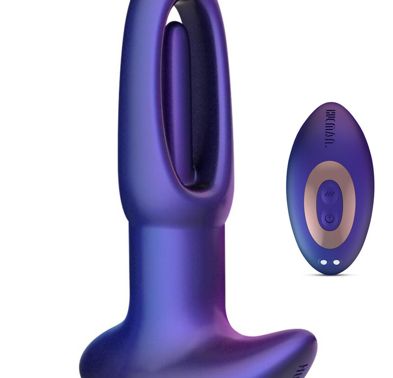 Plug Anal Vibrant avec tapotements Voyager - Hueman 1 Plug anal vibrant Hueman Voyager avec tapotements