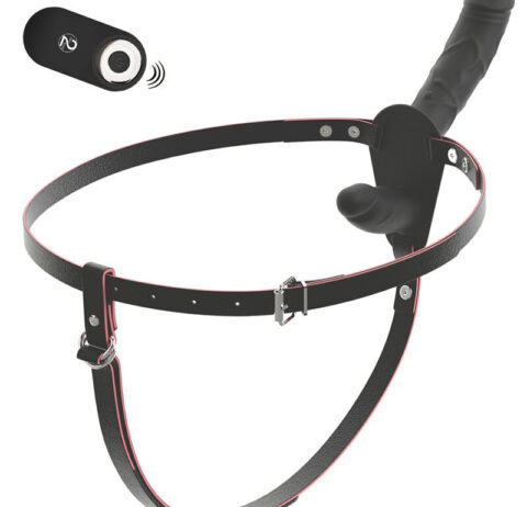 Double gode ceinture vibrant télécommandé You2Toys