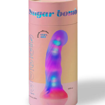 Dildo Led Sugar Bomb - Love to Love 2 Effets LED multicolores du gode Sugar Bomb de la collection Neon Art