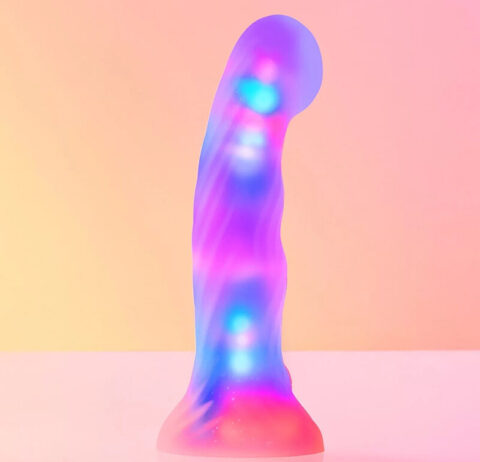 Gode lumineux LED Sugar Bomb rose et jaune Love to Love